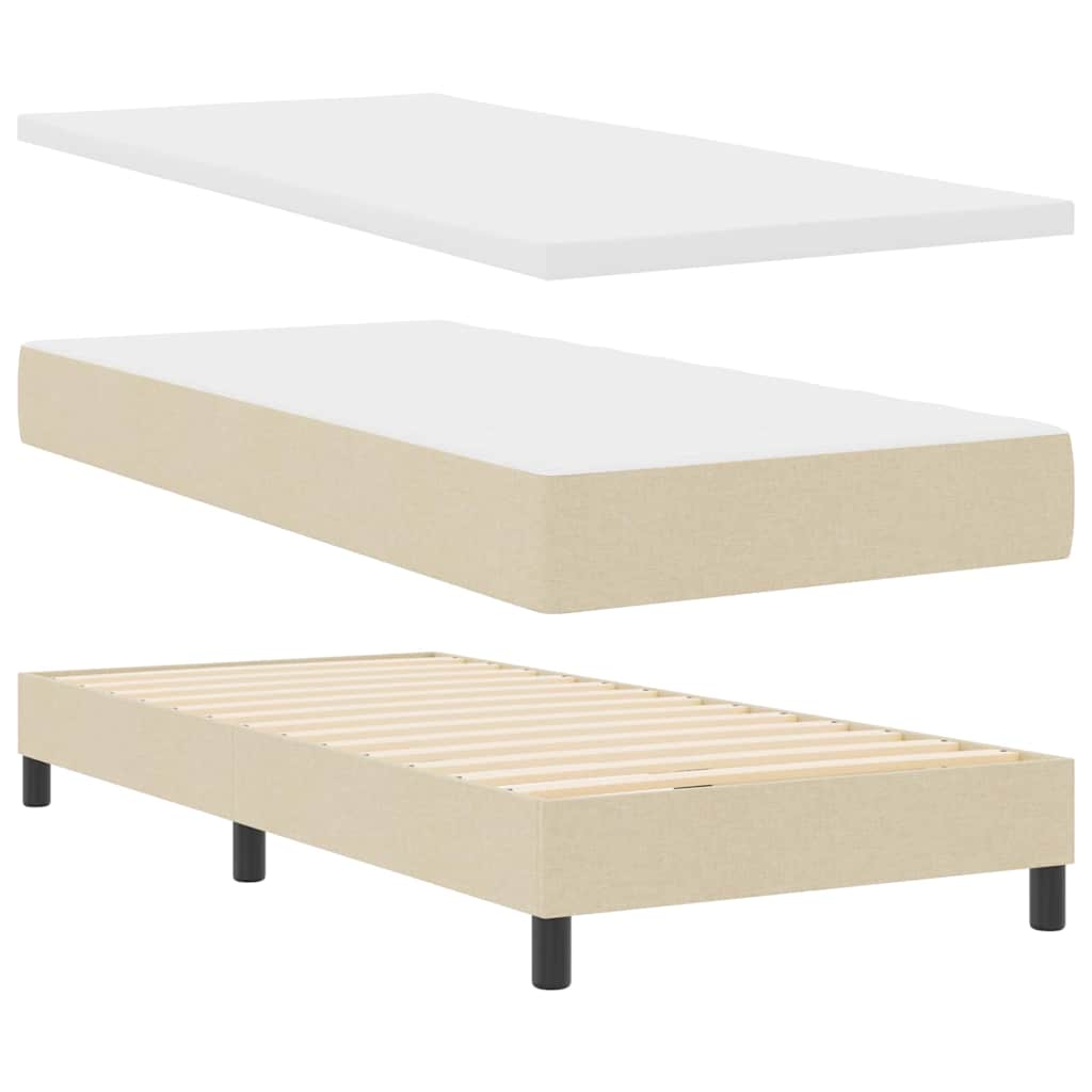 Bäddfjäder Med Madrass Med Led Kräm 100 X 200 Cm Tyg