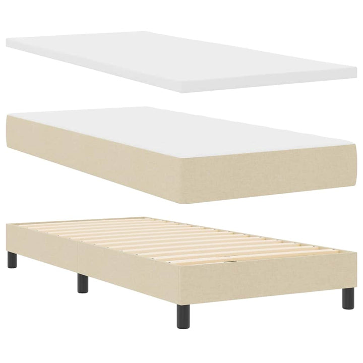 Bäddfjäder Med Madrass Med Led Kräm 100 X 200 Cm Tyg