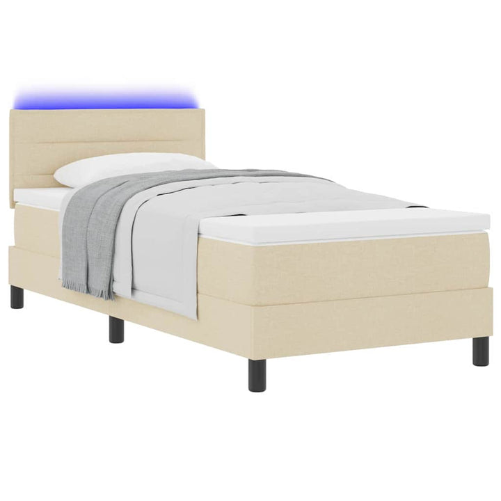 Bäddfjäder Med Madrass Med Led Kräm 100 X 200 Cm Tyg