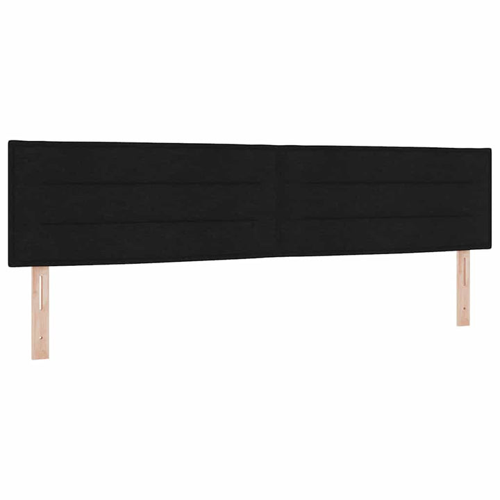 Bäddfjäder Med Madrass Med Led Svart 200 X 200 Cm Tyg