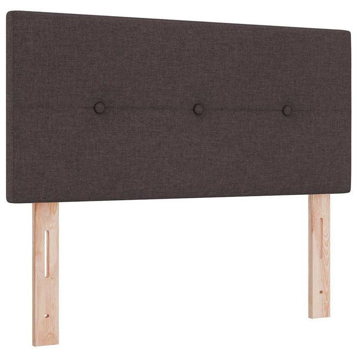 Bäddfjäder Med Led-Ljusslingor Mörkbrun 100 X 200 Cm Tyg