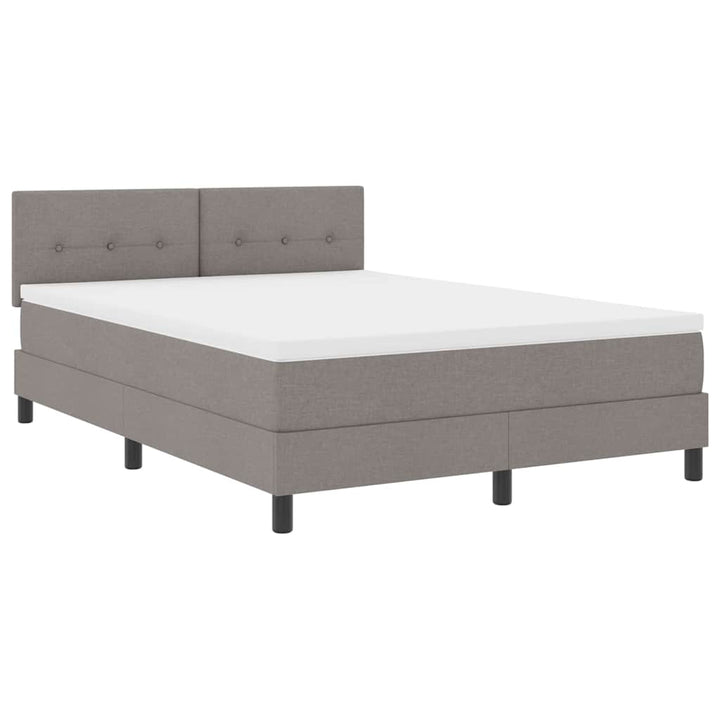 Bäddfjäder Med Led-Ljusslingor Taupe 140 X 190 Cm Tyg