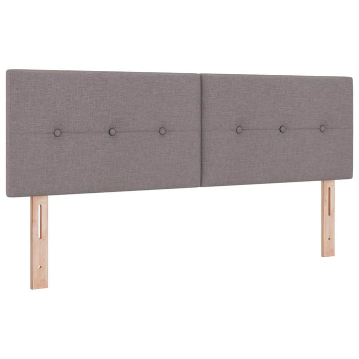 Bäddfjäder Med Led-Ljusslingor Taupe 140 X 190 Cm Tyg