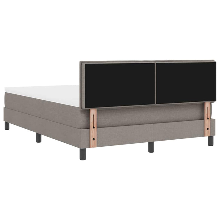 Bäddfjäder Med Led-Ljusslingor Taupe 140 X 190 Cm Tyg