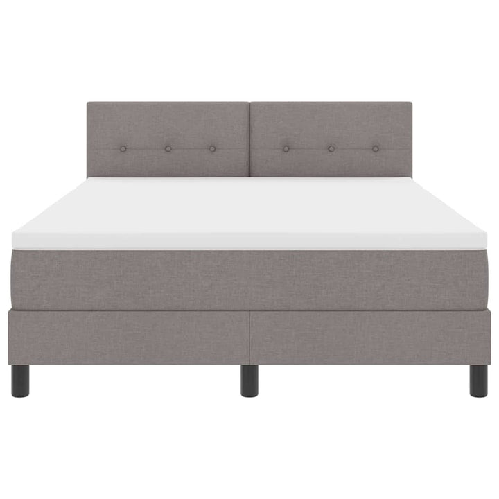 Bäddfjäder Med Led-Ljusslingor Taupe 140 X 190 Cm Tyg