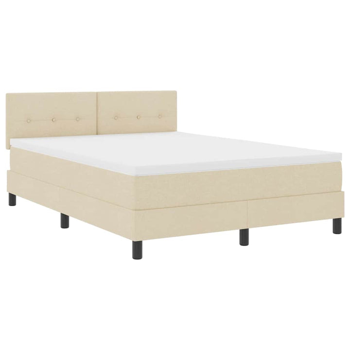 Bäddfjäder Med Madrass Med Led Kräm 140 X 190 Cm Tyg