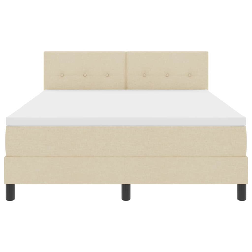 Bäddfjäder Med Madrass Med Led Kräm 140 X 190 Cm Tyg