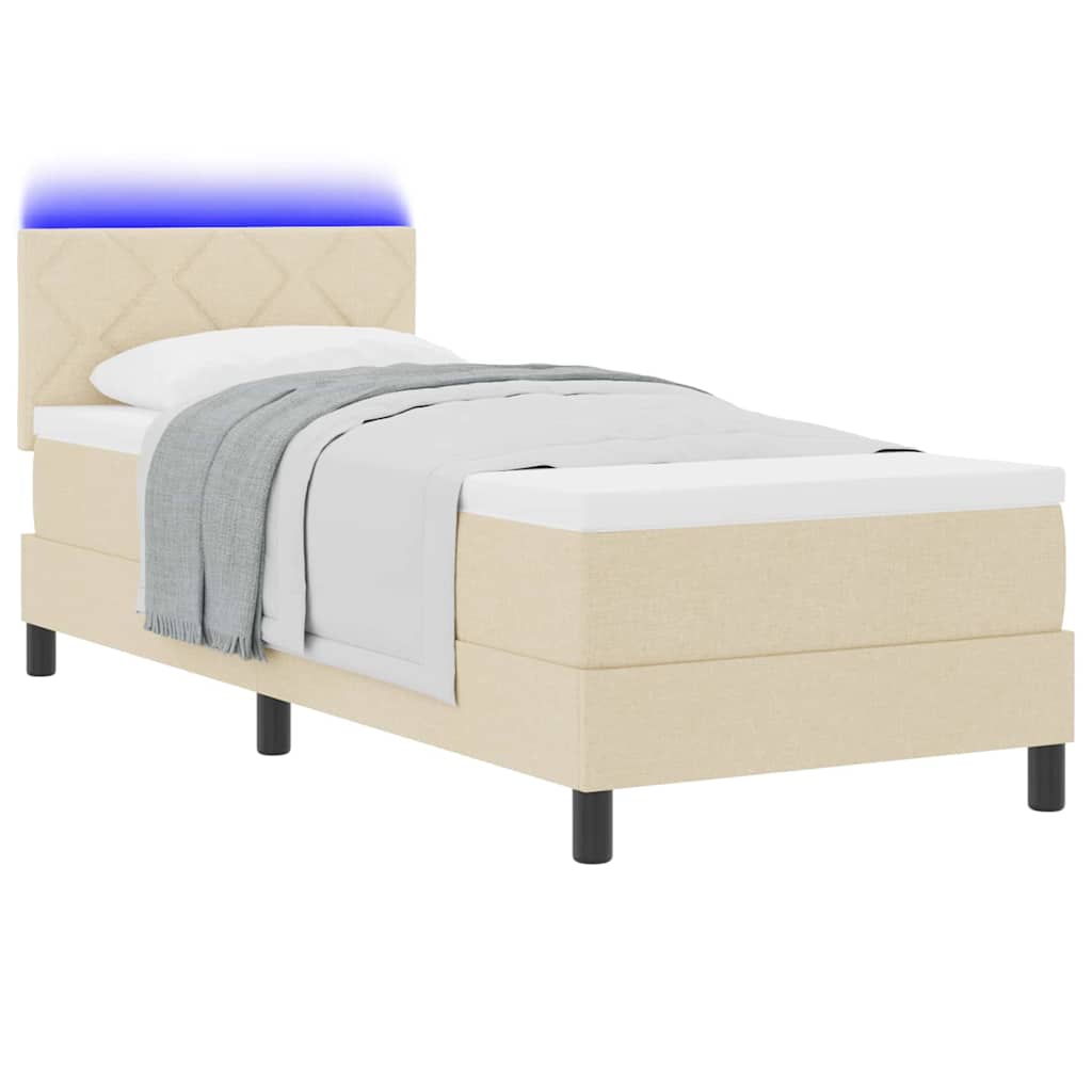 Bäddfjäder Med Madrass Med Led Kräm 80 X 200 Cm Tyg