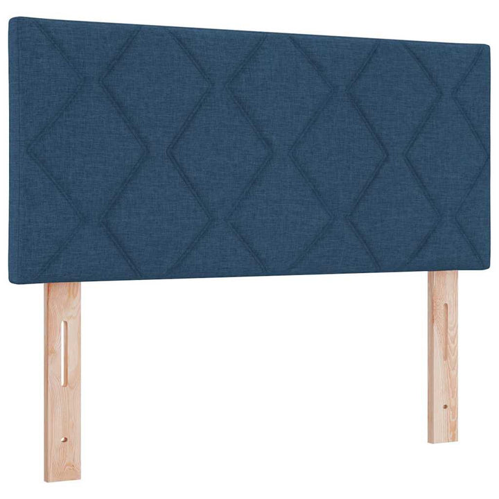 Bäddfjäder Med Led-Ljusslingor Blå 90 X 190 Cm Tyg