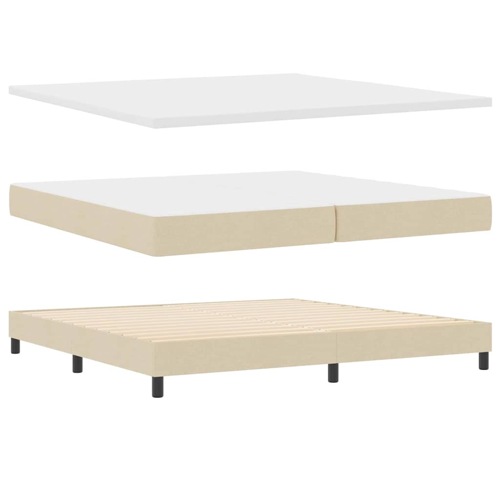 Bäddfjäder Med Madrass Med Led Kräm 200 X 200 Cm Tyg