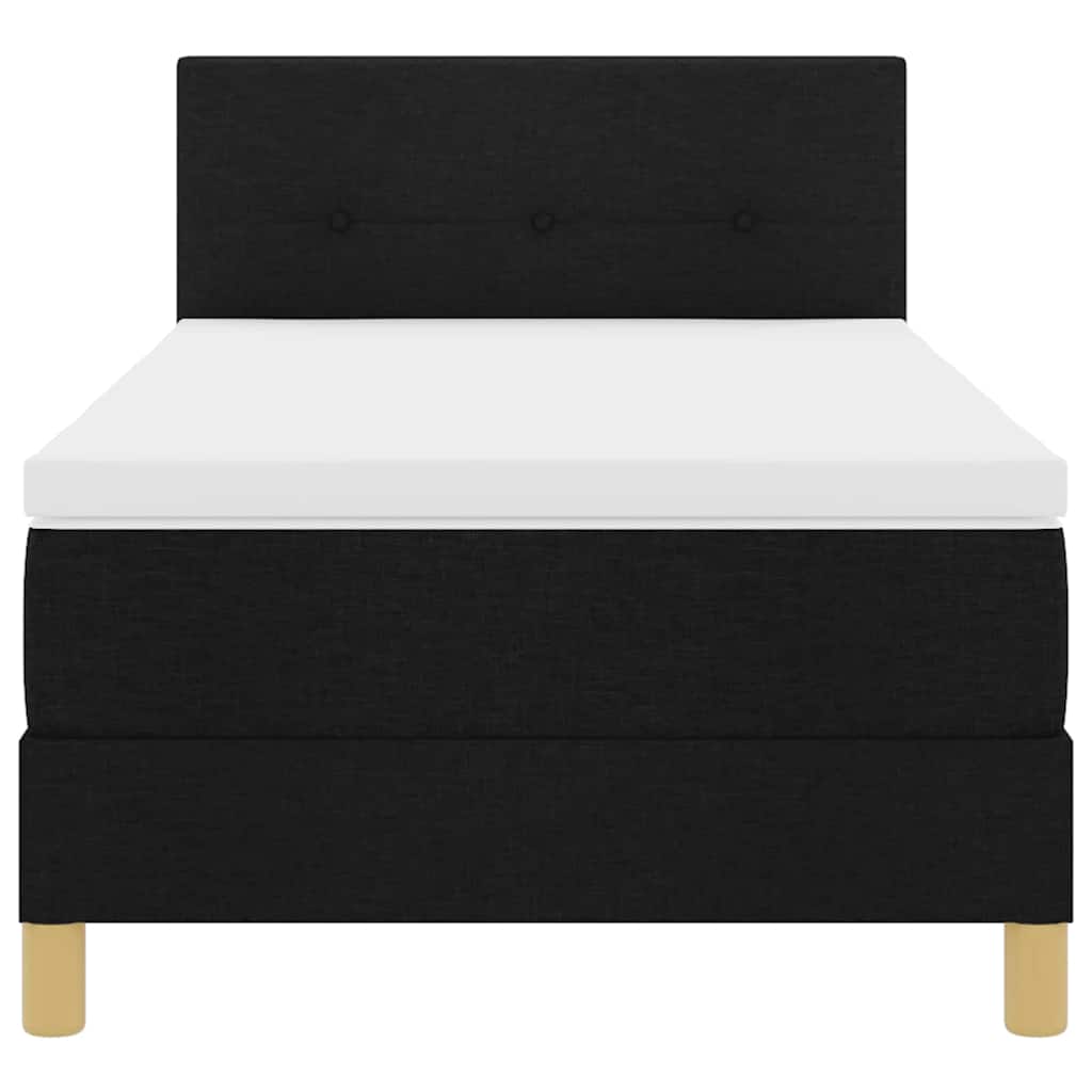 Led Box Säng Med Led-Ljusslingor Tyg