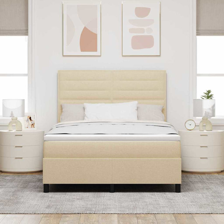 Bäddfjäder Med Madrass Med Led Kräm 140 X 190 Cm Tyg
