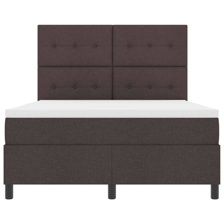 Bäddfjäder Med Led-Ljusslingor Mörkbrun 140 X 190 Cm Tyg