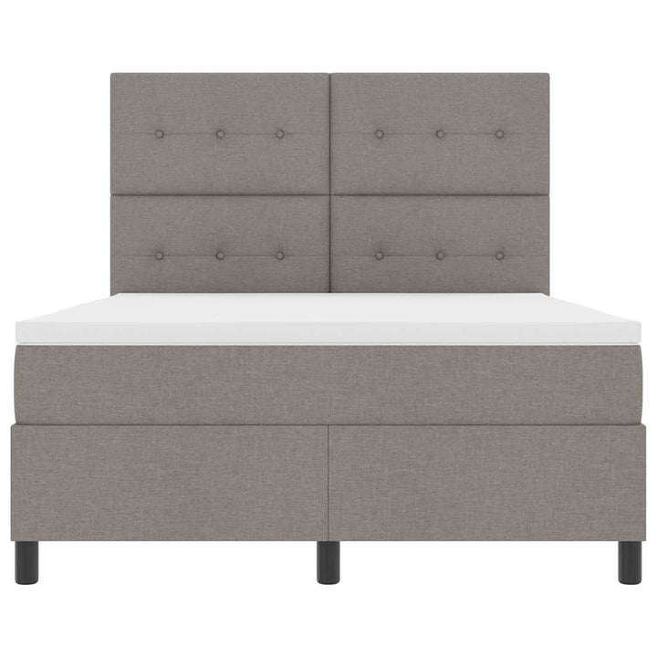 Bäddfjäder Med Led-Ljusslingor Taupe 140 X 190 Cm Tyg