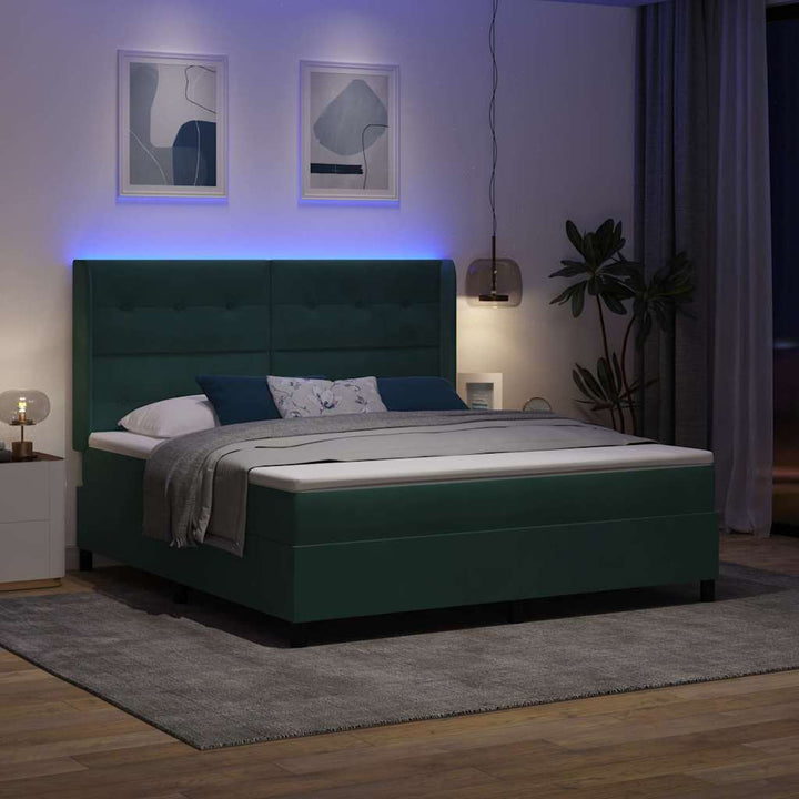 Bäddfjäder Med Led-Ljusslingor Sammet