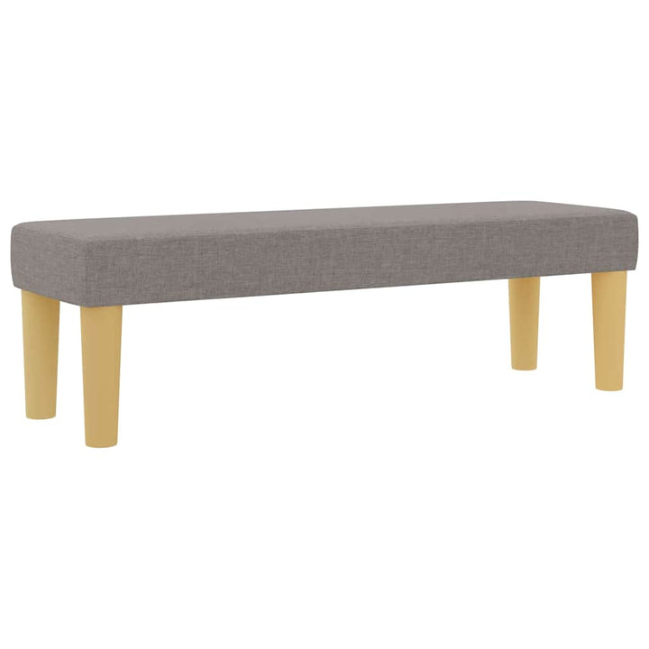 Bäddfjäder Med Huvudgavel Taupe 190 X 120 Cm Tyg