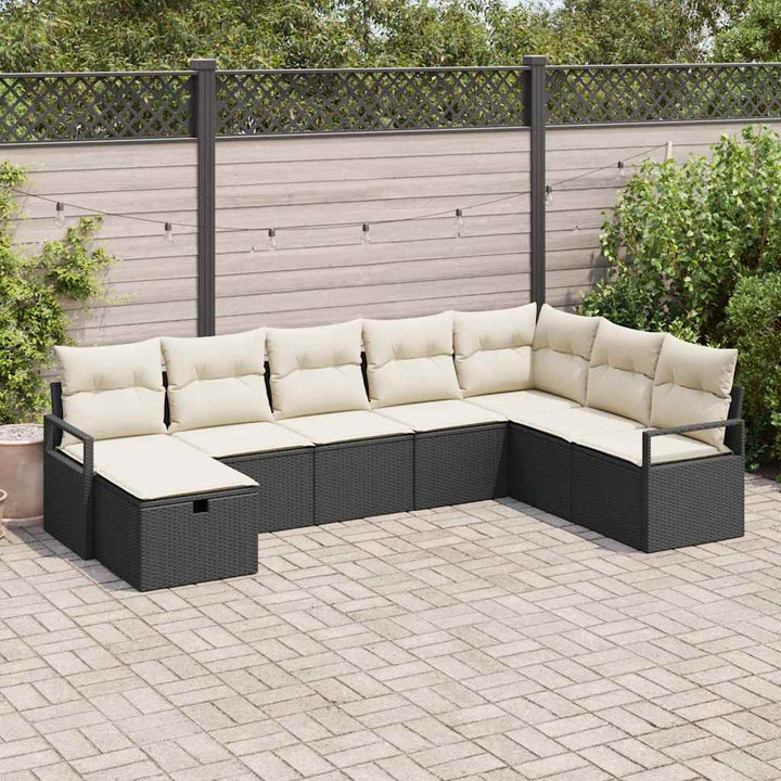Soffset 8 St 8-Antal Sittplatser Och Kräm Konstrotting