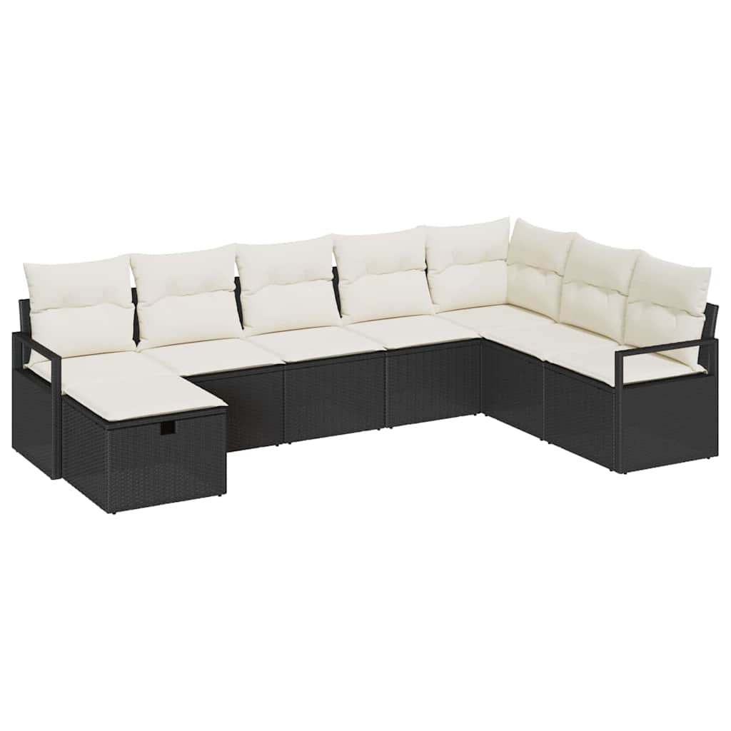Soffset 8 St 8-Antal Sittplatser Och Kräm Konstrotting