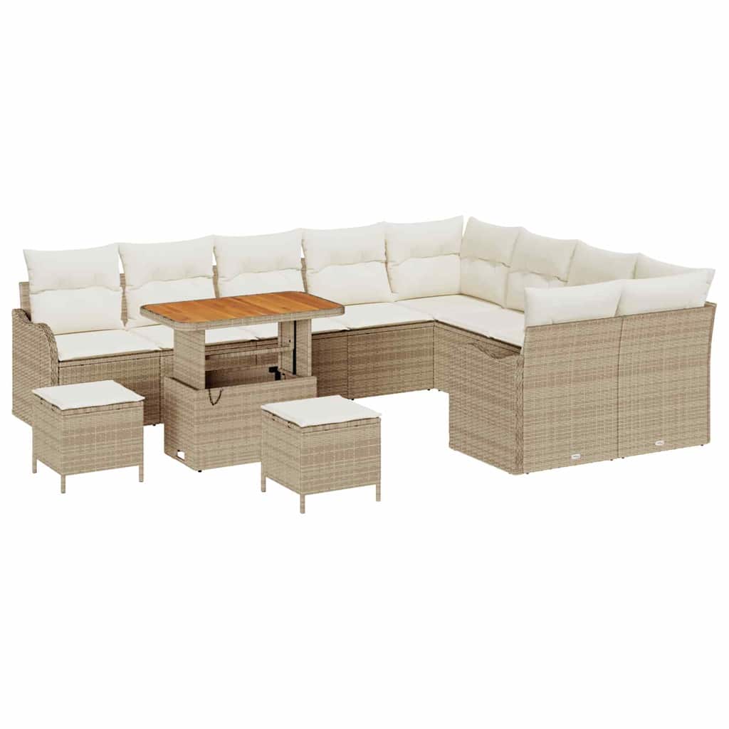 Trädgårdsoffset 12 St Beige Konstrotting