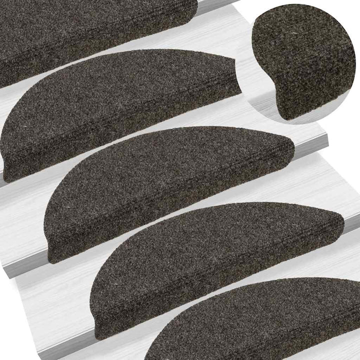 Trappmattor Självhäftande 30 St Halvrunda