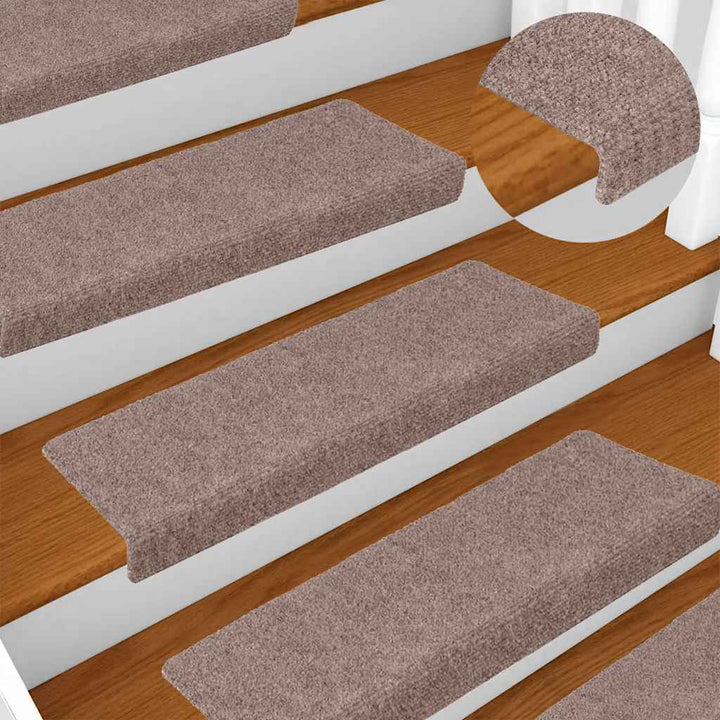 Trappmattor Självhäftande 20 St 65X21X4 Cm Rektangulär Kant