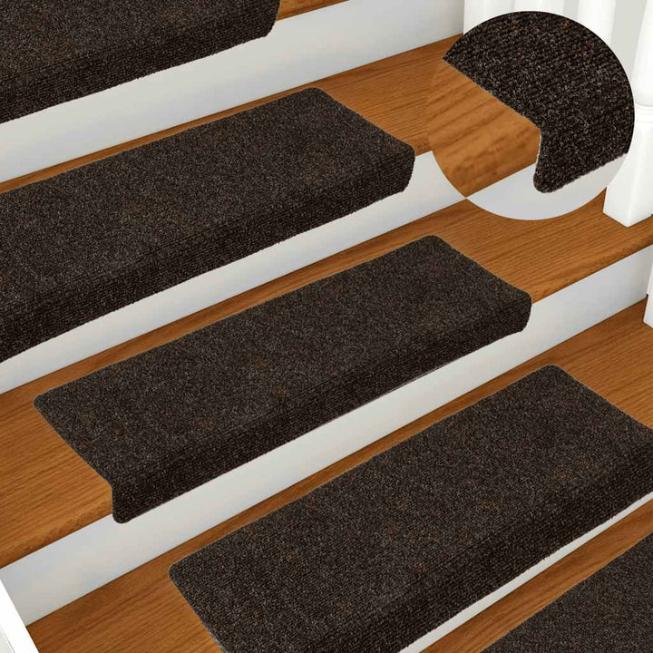 Trappmattor Självhäftande 20 St 65X21X4 Cm Rektangulär Kant