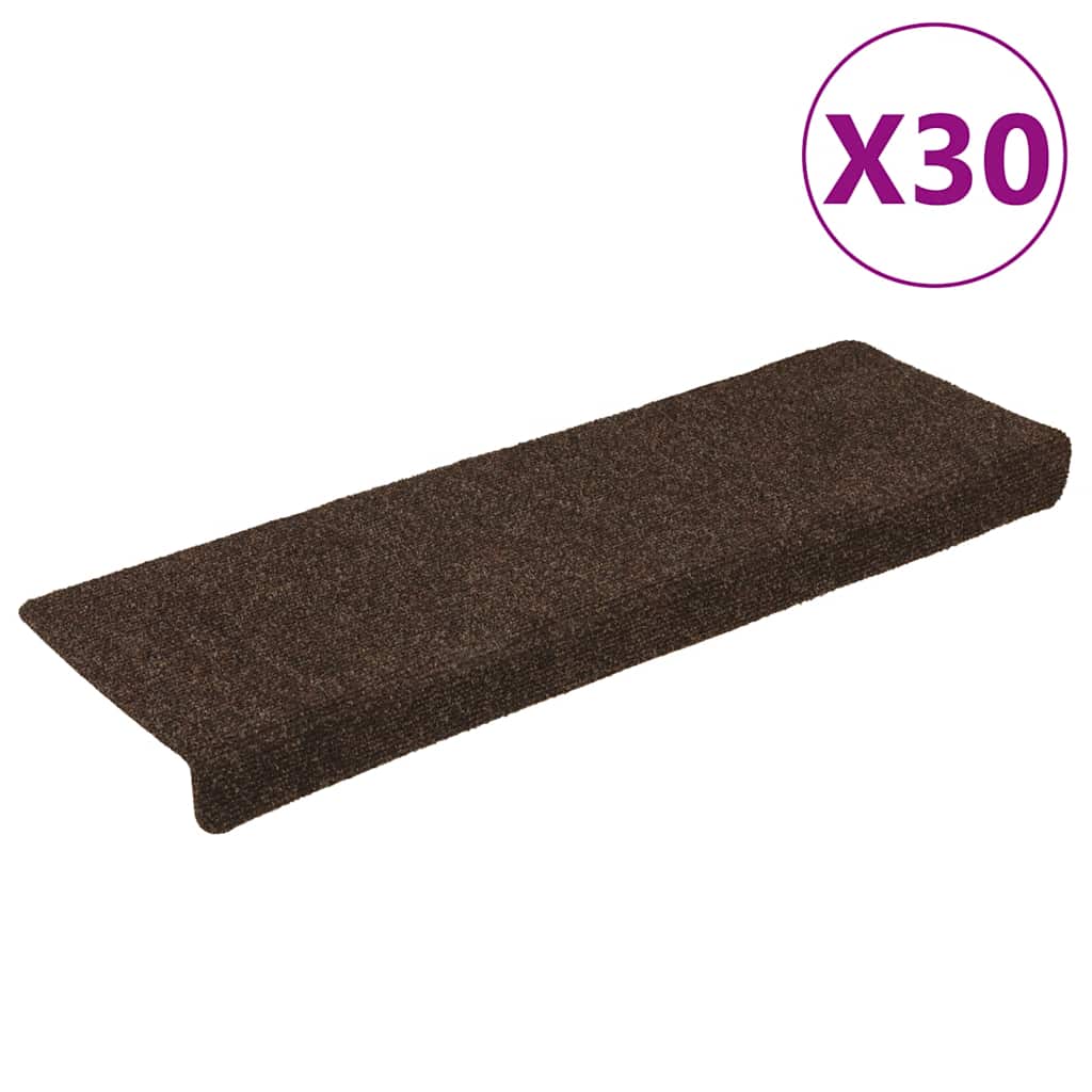 Trappmattor Självhäftande 20 St 65X21X4 Cm Rektangulär Kant