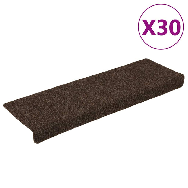 Trappmattor Självhäftande 20 St 65X21X4 Cm Rektangulär Kant