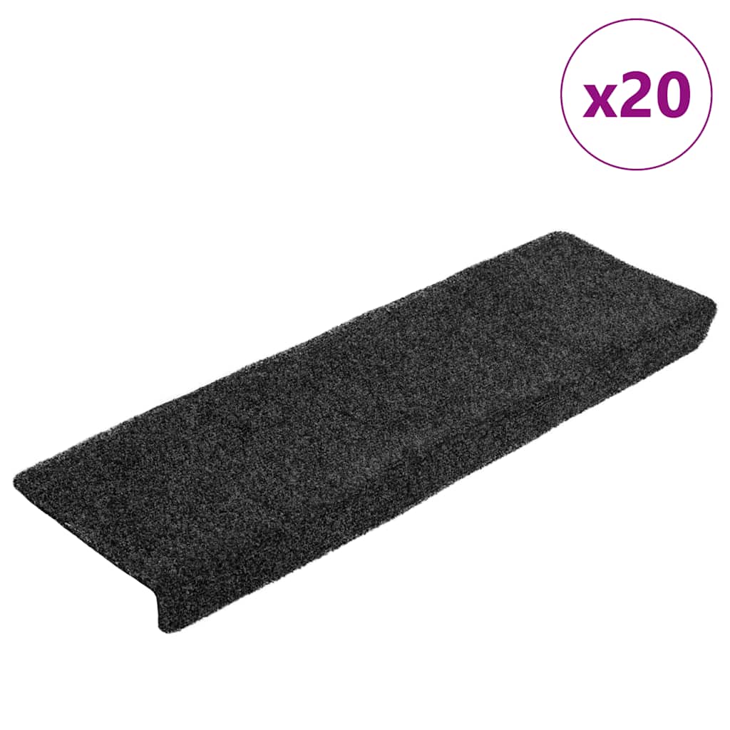 Trappmattor Självhäftande 20 St 65X21X4 Cm Rektangulär Kant