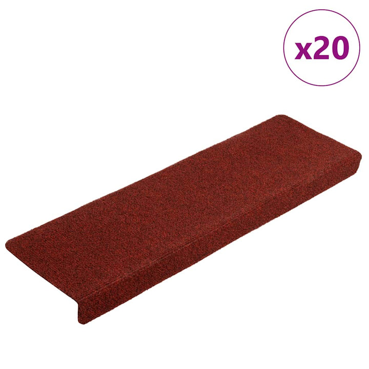 Trappmattor Självhäftande 20 St 65X21X4 Cm Rektangulär Kant