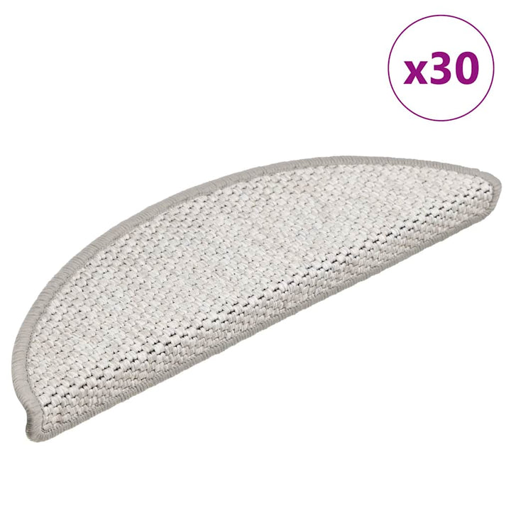 Trappmattor Självhäftande Sisal-Look 30 St Berber