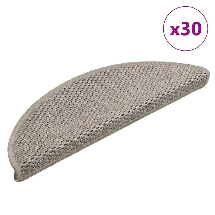 Trappmattor Självhäftande Sisal-Look 30 St Berber