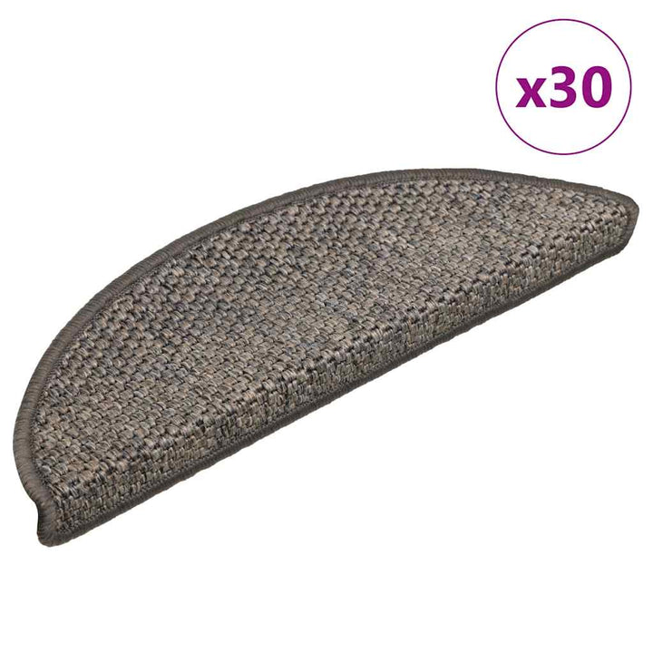 Trappmattor Självhäftande Sisal-Look 30 St Berber