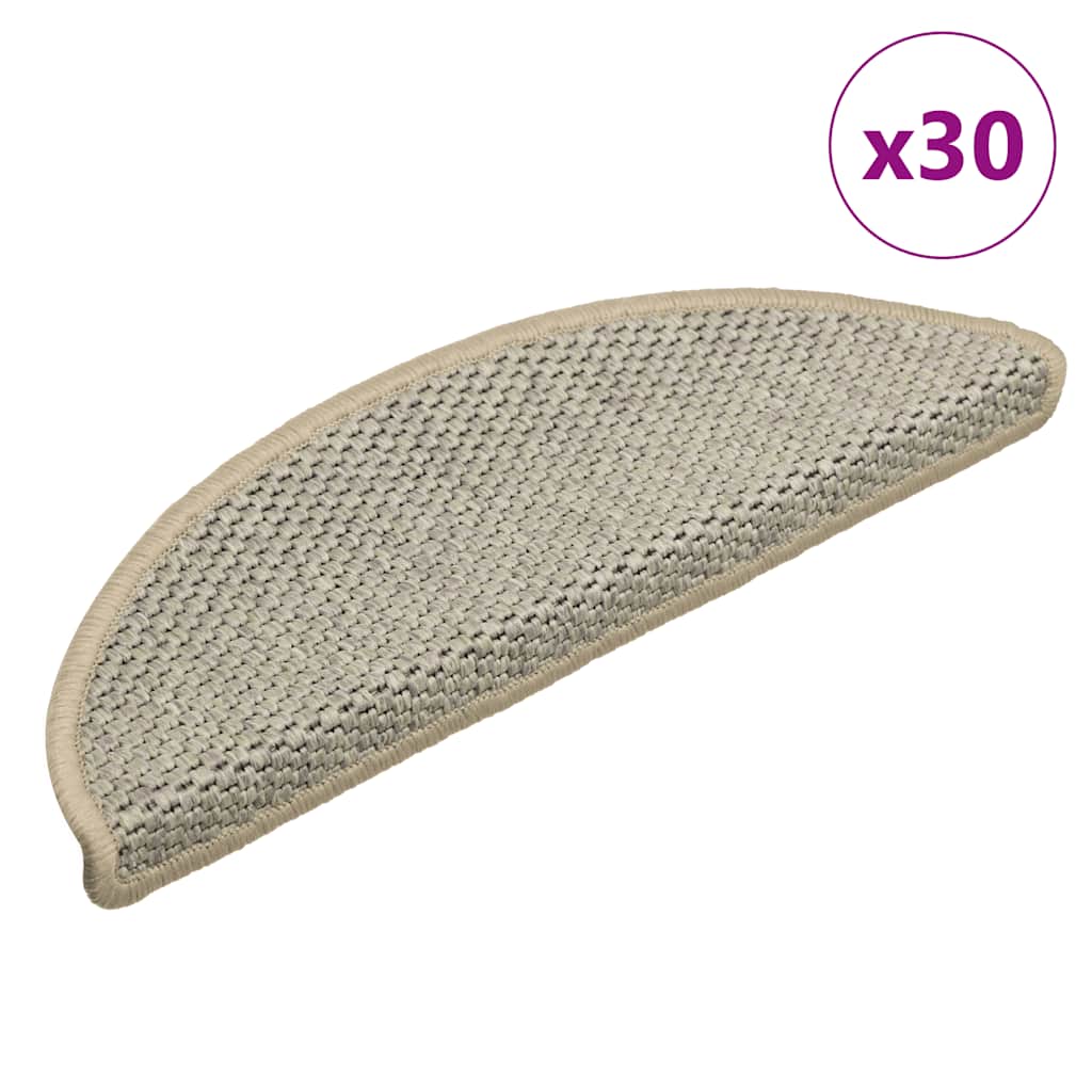Trappmattor Självhäftande Sisal-Look 30 St Berber