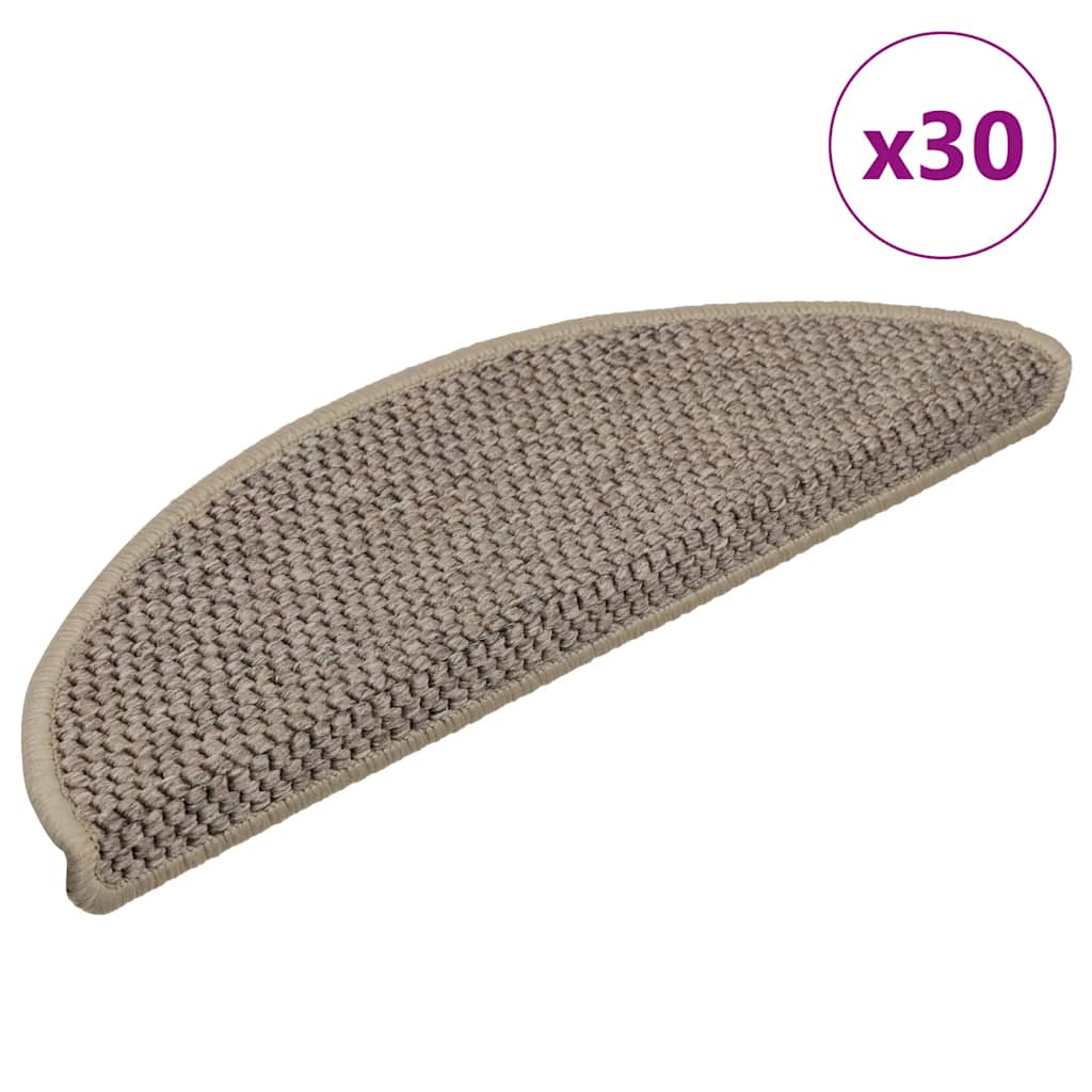 Trappmattor Självhäftande Sisal-Look 30 St Berber