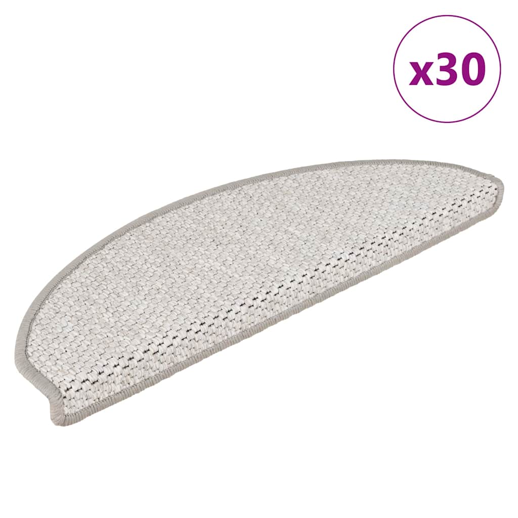 Trappmattor Självhäftande Sisal-Look 30 St Berber