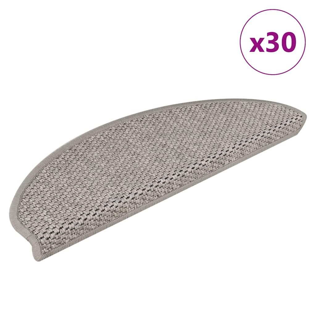 Trappmattor Självhäftande Sisal-Look 30 St Berber