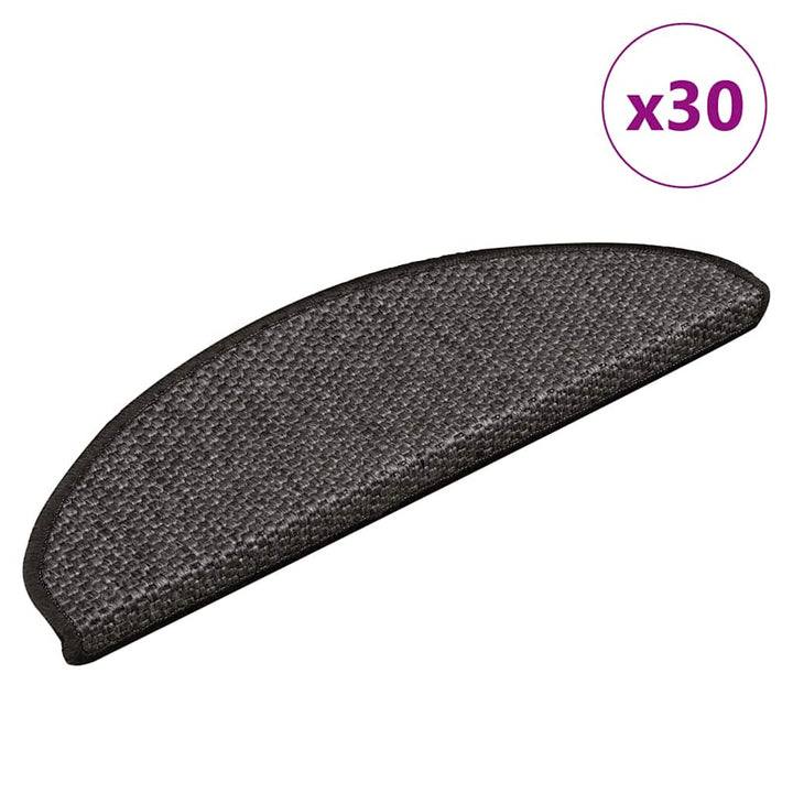 Trappmattor Självhäftande Sisal-Look 30 St Berber