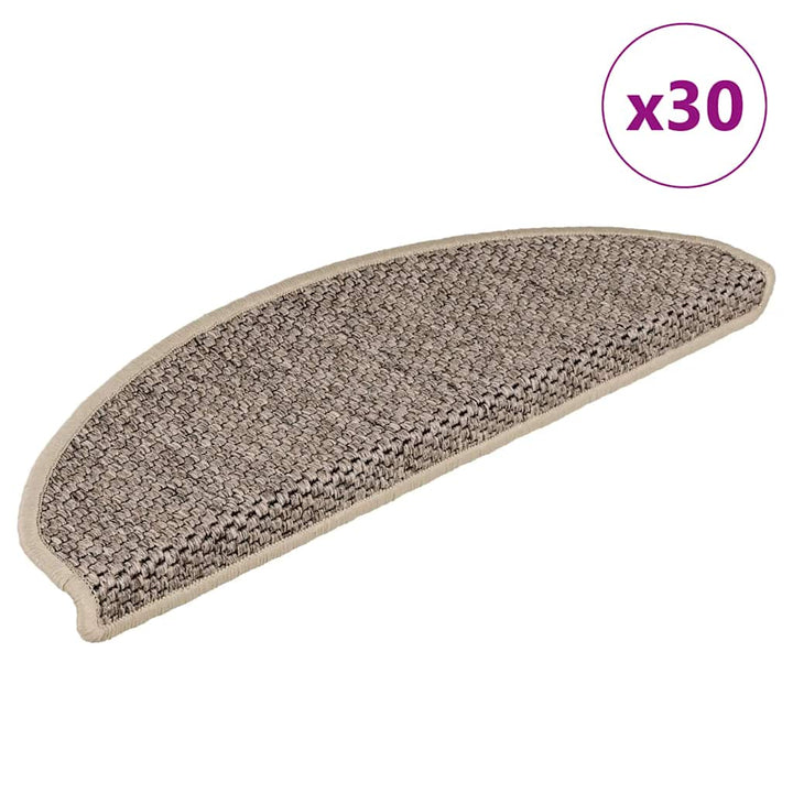 Trappmattor Självhäftande Sisal-Look 30 St Berber