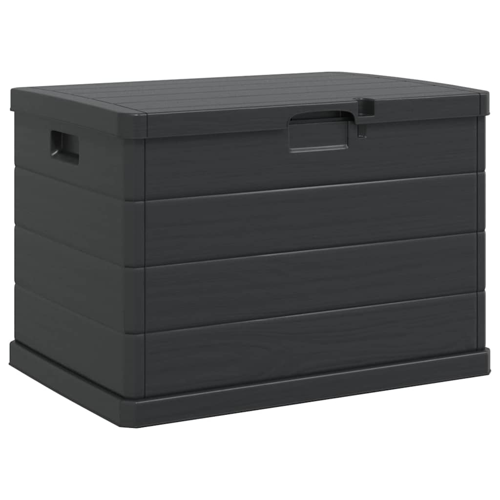 Trädgårdsförvaringslåda Antracit 77,5 X 54,5 X 53 Cm Plast