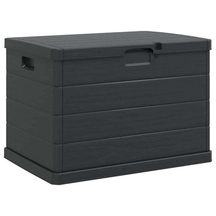Trädgårdsförvaringslåda Antracit 77,5 X 54,5 X 53 Cm Plast