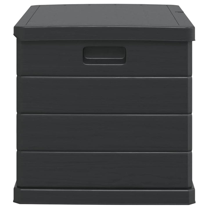 Trädgårdsförvaringslåda Antracit 77,5 X 54,5 X 53 Cm Plast