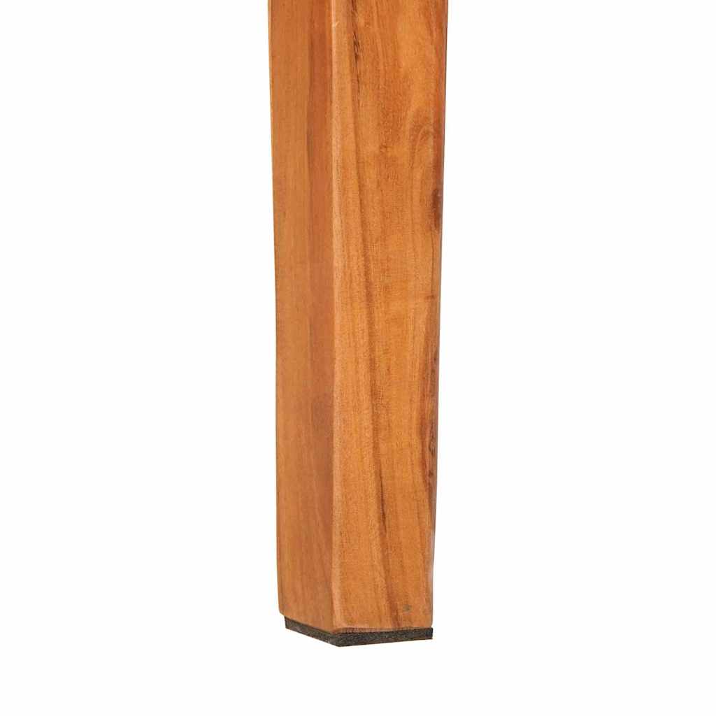 Konsolbord Med Låda Brun 110 X 30 X 80 Cm Massivt Akaciaträ