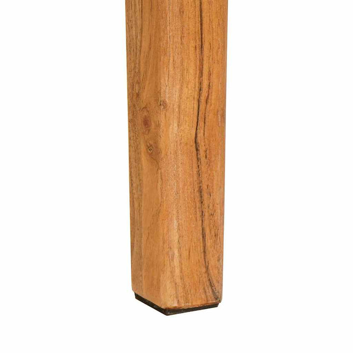 Matbord 110 X 55 X 76 Cm Massivt Akaciaträ Brun Rektangulär