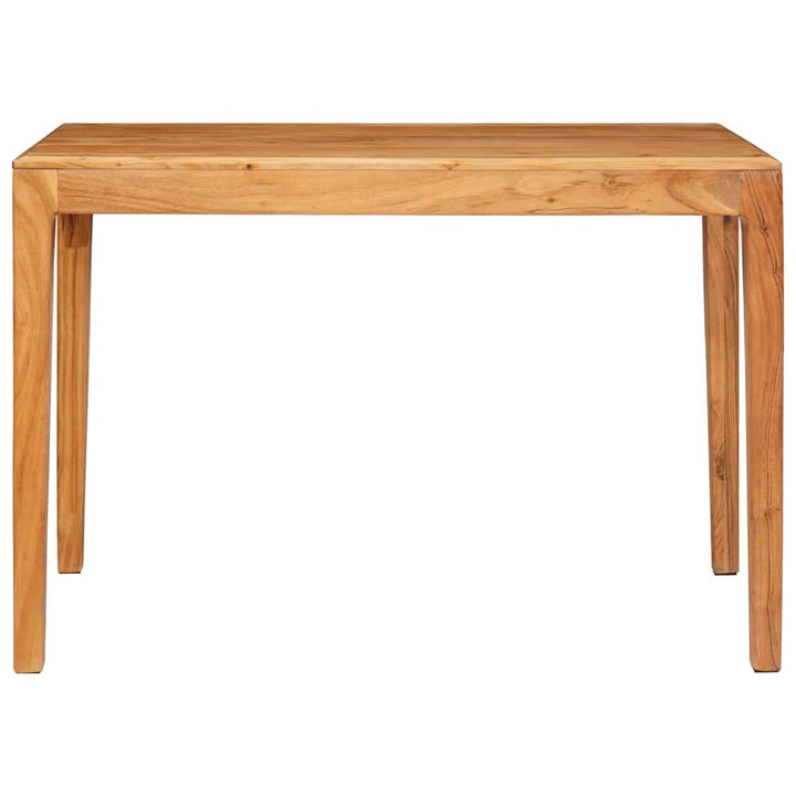 Matbord 110 X 55 X 76 Cm Massivt Akaciaträ Brun Rektangulär