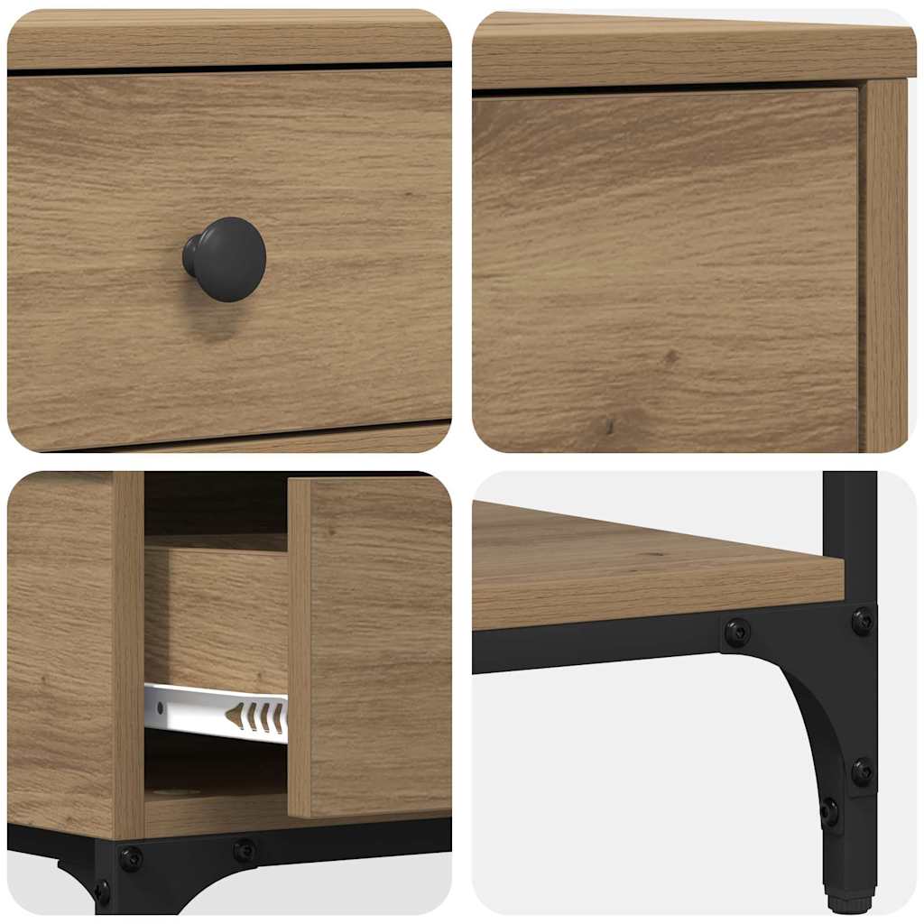 Konsolbord Artisan Ek 75 X 34,5 X 75 Cm Konstruerat Trä