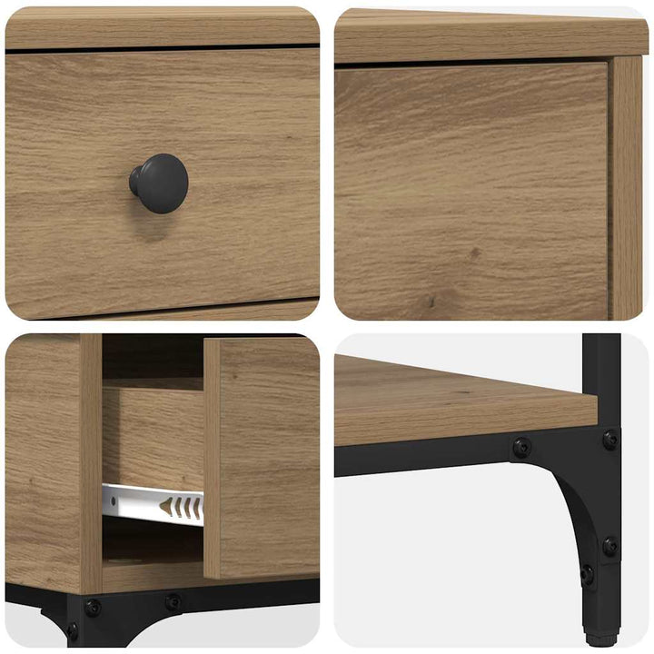 Konsolbord Artisan Ek 75 X 34,5 X 75 Cm Konstruerat Trä