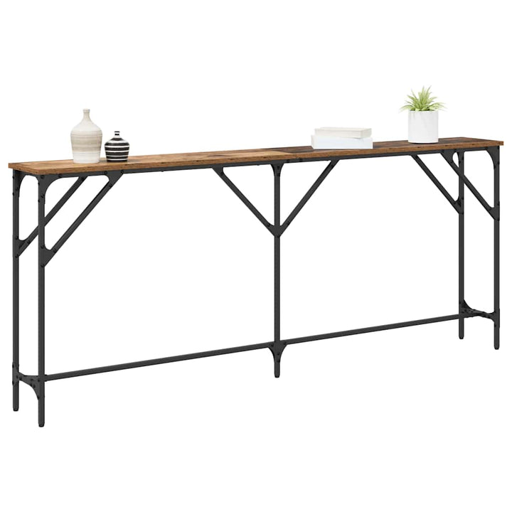 Konsolbord Gammalt Trä 180 X 23 X 75 Cm