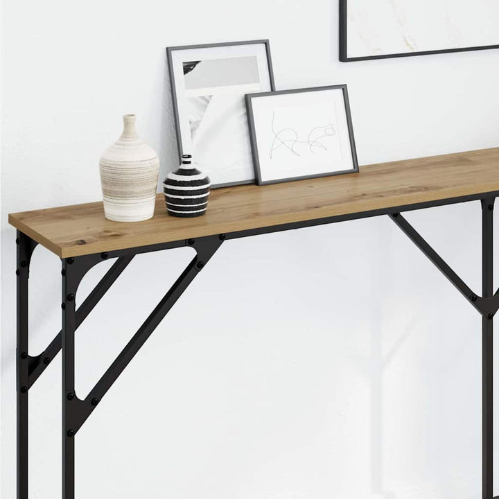 Konsolbord Artisan Ek 180 X 23 X 75 Cm