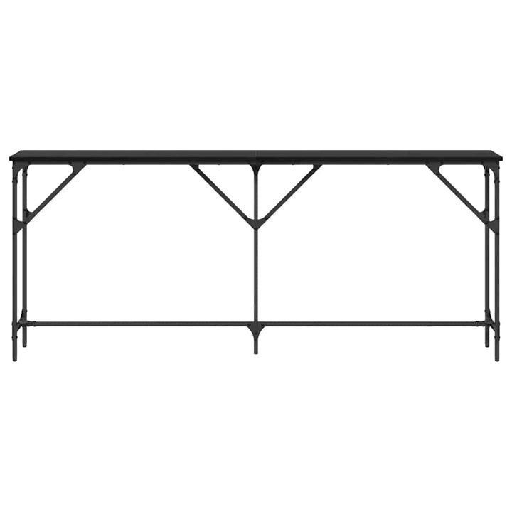 Konsolbord Svart Ek 180 X 23 X 75 Cm